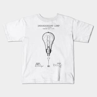 EDISON LIGHT BULB Kids T-Shirt